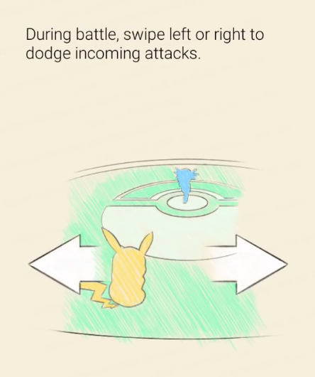 how to dodge incoming attacks in pokemon go