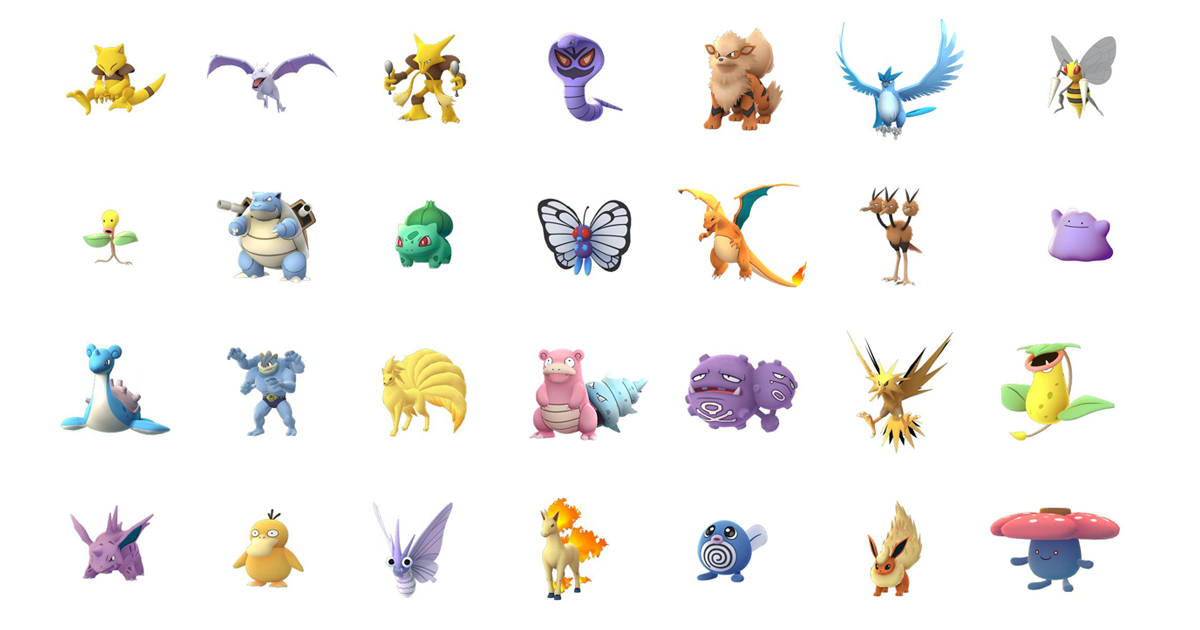 Pokemon Go Chart Rarity